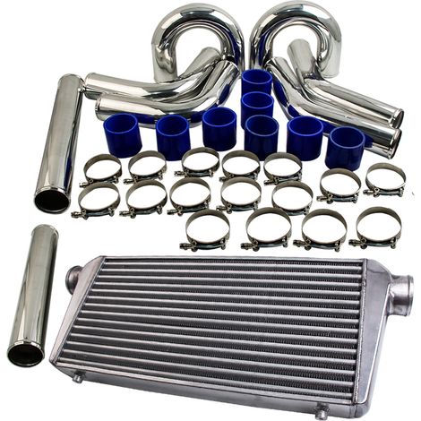 Maxpeedingrods – Intercooler 600x300x76mm avec tuyaux aluminium 3" – Refroidisseur intermédiaire pour projets turbo – Conception tube et ailette (1/5)