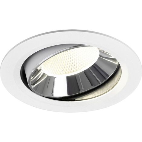 Spot encastré Numinos Move XL blanc/chrome 4000K - 20 deg - 1010019