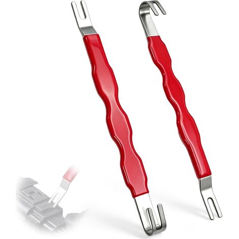 Lot de 2 outils de déconnexion électriques universels pour voiture - Extracteur de prise électrique universelle - Outil de coupure automobile pour l'entretien et la réparation de véhicules (1/5)