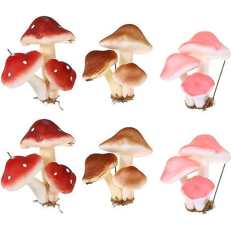 6 mini champignons mousseux