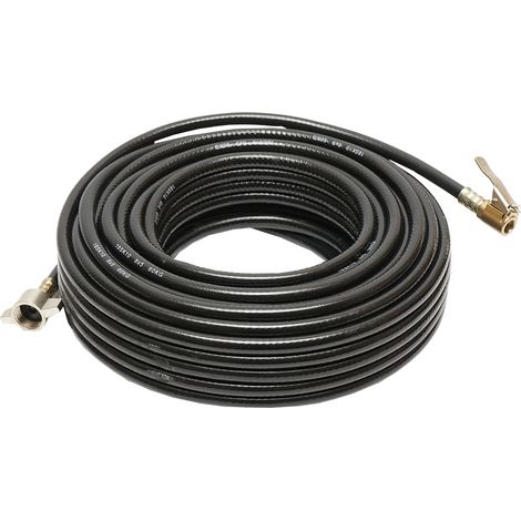 Tubo flessibile per compressore d'aria L = 20 m con raccordi per gonfiaggio pneumatici