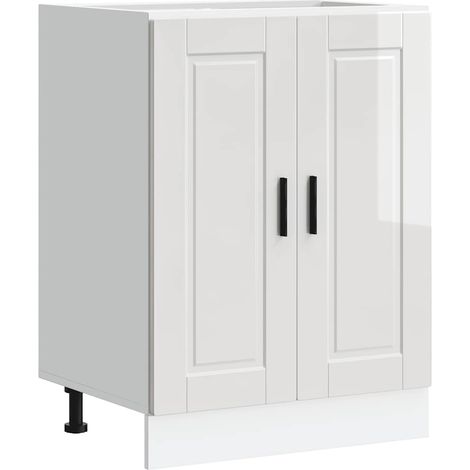 Maison Exclusive - Base da Cucina Porto Bianco Lucido in Legno Multistrato