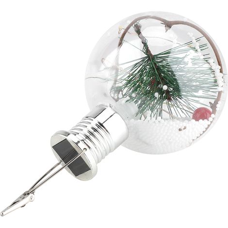Ampoule Solaire Led 5 Leds Suspension Extérieur Intérieur Décoration Noël Jardin (1/5)