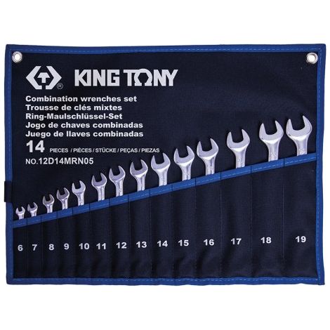 KING TONY - Trousse de 14 clés mixtes légères 6 à 19mm (1/2)