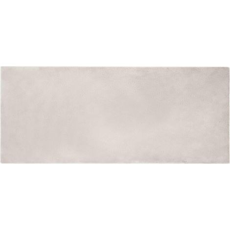 Anti-Slip Faux Rabbit Fur Rug OLITE Beige 80 x 200 cm Polyester vidaXL