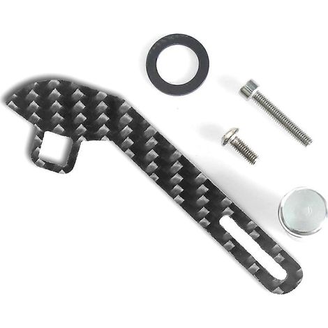Gâchette de direction en alliage d'aluminium pour émetteur NB4 en fibre de carbone -- (1/5)