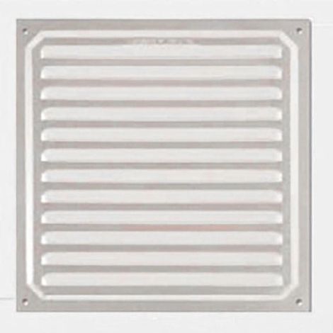 rejilla de ventilación. aluminio. ventilación / paso de aire - brinox medida rejilla 20x20