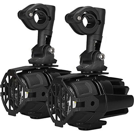 Lot de 2 phares antibrouillard à LED pour moto avec faisceau de câbles pour BMW R1200GS F800GS
