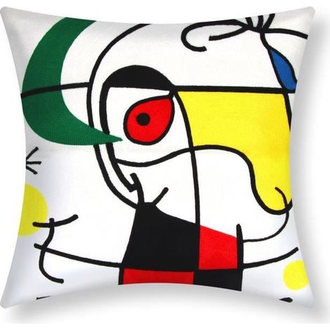 Housse de coussin - AVIZAR - Art Enigma - 45x45 cm - Multicolore - Design contemporain (1/5)