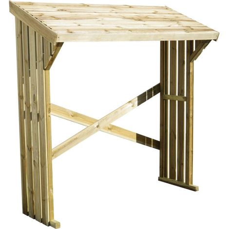 MINI ABRI BUCHES BOIS 180X68X179CM (1/6)