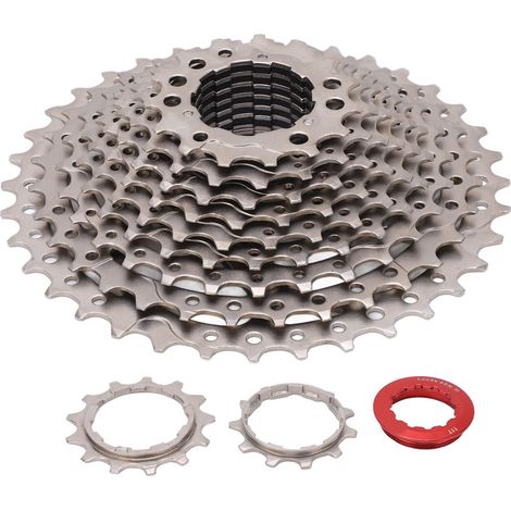 Cassette 11 vitesses 36T pour vélo de route, traitement nickel-chrome, roue libre pour cyclisme