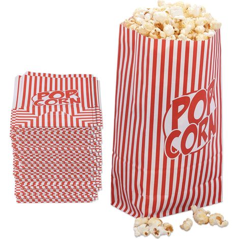 Juego de 144 bolsas para palomitas de maíz