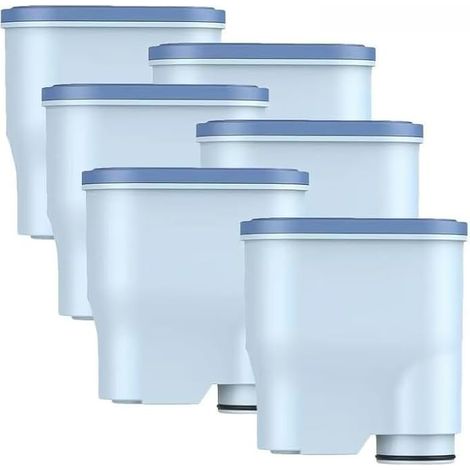 Filtre à Eau Compatible avec Philips AquaClean CA6903 - Lot de 6 - Pour Machines à Café Philips HD8911, EP3510, EP4050 - Réduit le Calcaire (1/5)