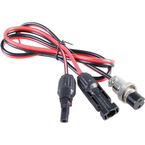 Câble d'alimentation aéronautique multicontact 4 vers GX20 2 broches 150 W 10 A pour la charge d'appareils mobiles, de panneaux solaires et d'énergie extérieure. (1/5)