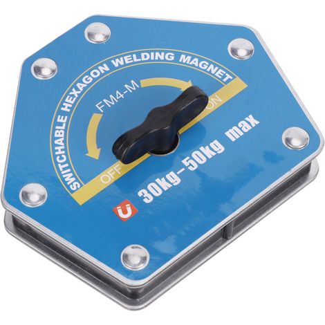 Localisateur de soudage magnétique commutable hexagonal puissant multi-angles à aspiration 30-50 kg FM4 M (1/5)