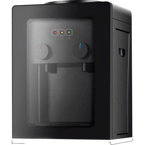 Distributeur d'eau électrique, taille compacte, fonctionnalité chaude/froide, doublure en acier inoxydable (1/5)