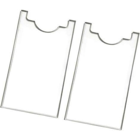 Isolateurs muraux transparents, entretoises en acrylique, universels (1/4)