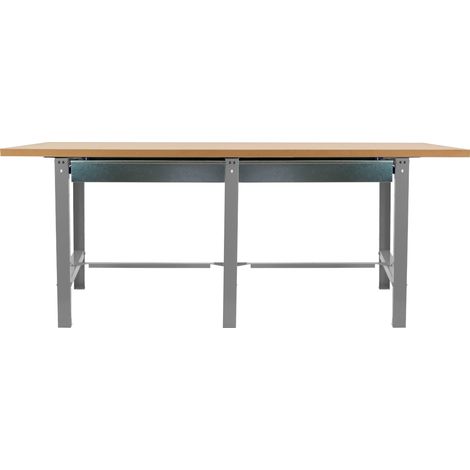 Simonrack Banco da lavoro robusto grigio 600 kg di carico