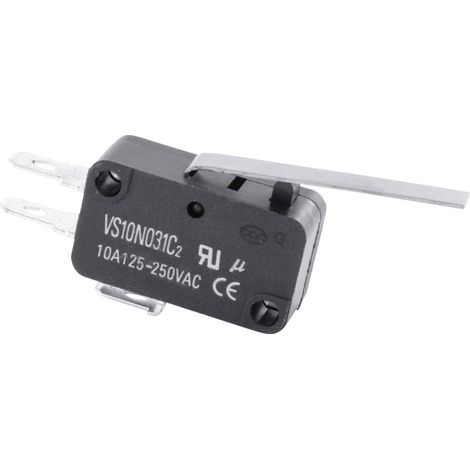 TRU COMPONENTS TC-MS23 Mikroschalter TC-MS23 10 A tastend 1 St.