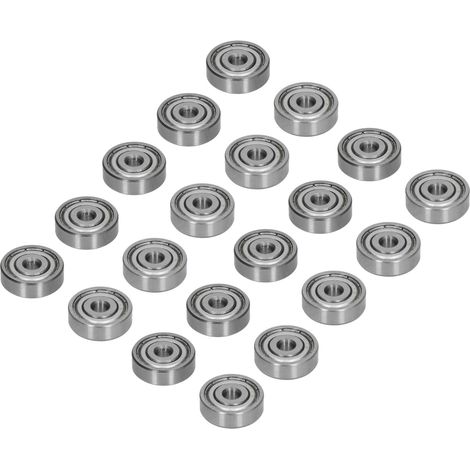 20 roulements à billes à gorge profonde, roulements à billes en acier à double étanchéité, adaptés aux équipements industriels. 3600-0416-0004 (1/5)