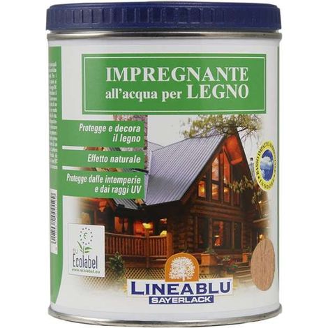 Blu Sayerlack Impregnante per Esterni - Teak - 750 ml (1/2)