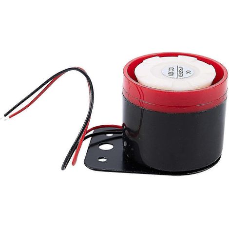 Sirena zumbadora potente de 12 V CC y 120 dB para alarma de seguridad de coche (1/5)