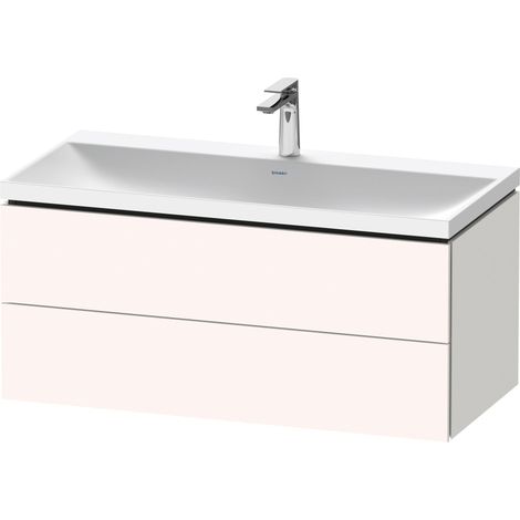 Duravit L-Cube c-shaped Set wandhängend, 2 Schubkästen, ohne