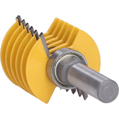 Profilfräser mit geradem Schaft (1/2 Zoll), professioneller, verstellbarer Fräser mit 2 Schneiden, 46 mm Durchmesser, für Oberfräsen, hochpräzises Holzbearbeitungswerkzeug (1/5)