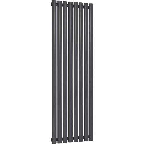 Reina Neva Designer Radiator 1500mm H x 472mm W Single Anthracite (1/4)