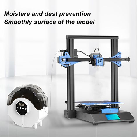 Sèche-filament 3D avec chauffage 360°, 3 températures réglables, boîtier de stockage pour imprimante, AC100-240V prise US