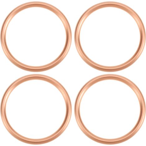 4 Pièces Joints de Collecteur d'échappement 28x34x2.5 mm Compatible avec Hercules Compatible avec KTM (1/5)