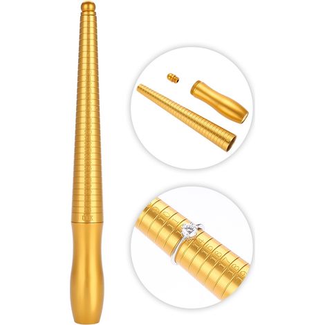 Baguette de mesure en cuivre HK, mandrin de mesure de taille de doigt, bâtonnet de mesure de bijoux (1/5)