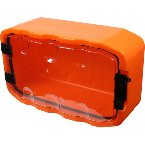 Leere wasserdichte Aufbewahrungsbox mit transparentem Deckel (1/4)