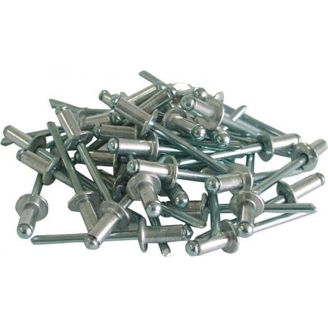 Remaches Utilitarios mega aluminio 4 mm 18 mm 50 piezas