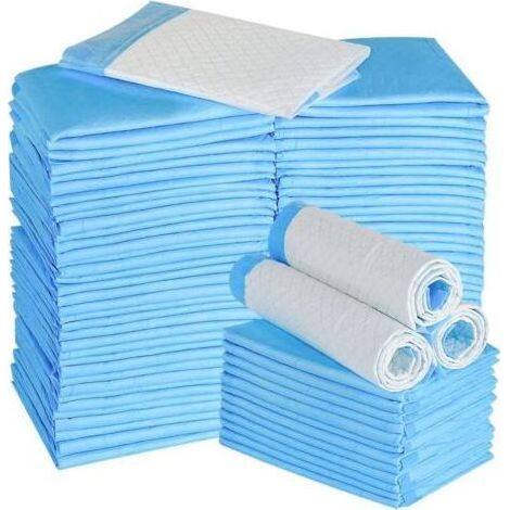 Lot de 100 Tapis Educateurs pour Chiens, 33 x 45 cm Couches Tapis de Dressage jetables pour Chiot,Super absorbants,Anti-odeurs, (1/5)