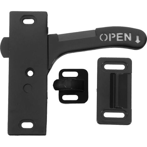 jeu de loquet de porte moustiquaire de camping-car de remplacement : loquet de porte d'entrée avec poignée droite - Pièces de rechange pour camping-car, caravane et véhicule de loisirs T jkw (1/5)