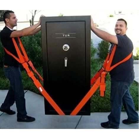Sangles de Levage et de déplacement conçues pour Les Objets, Les Objets Lourds sans Mal de Dos, Les Sangles et Les Harnais (système de Levage et de déplacement d'épaule à 2 Personnes) (1/5)