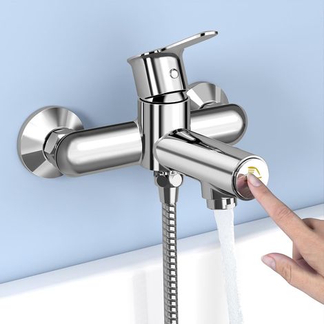 Robinet de Baignoire avec Pressostat, Chromé (1/5)