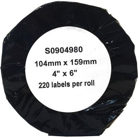 Etiqueta de mensajería para Dymo S0904980 104x159mm (1/4)