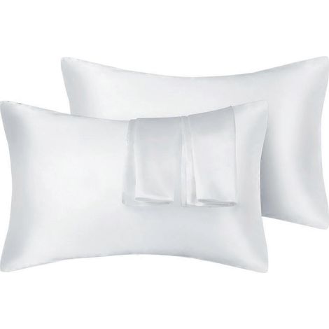 Satin-Kissenbezug für Haare und Haut, 2er-Set, Seiden-Kissenbezug, Satin-Kissenbezug, f (1/5)