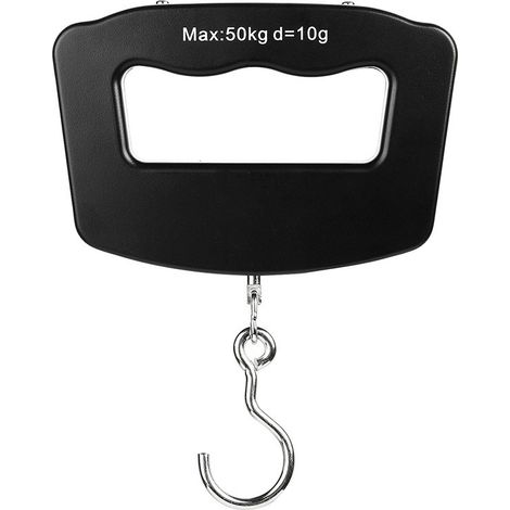 Digitale Hängewaage – 50 kg, Schwarz (1/3)
