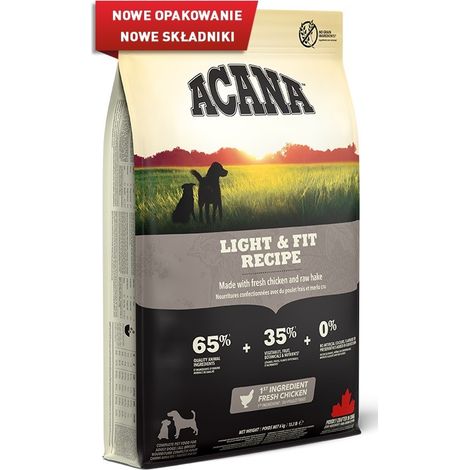Recette ACANA Dog Light & Fit - croquettes pour chien - 11,4 kg (1/3)