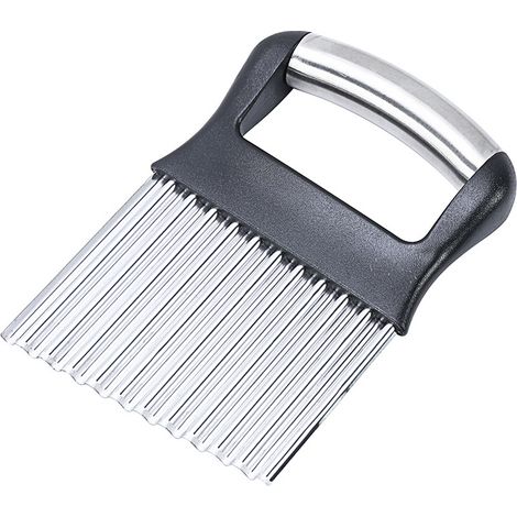 Gemüseschneider aus Edelstahl mit gedrehtem Muster für Karotten und Gurken – ergonomischer Gemüseschneider