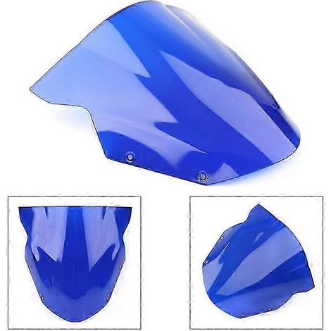 For Kawasaki Ninja 650 Er6f Er-6f Er6r Er-6r Ex650r 2009 2010 2011 Motorcycle Windshield Motorbike Windscree Wind Deflector( Blue) (1/5)