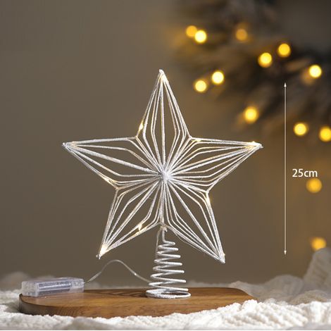 Poinsettia pour décoration de sapin de Noël style 6 (1/5)