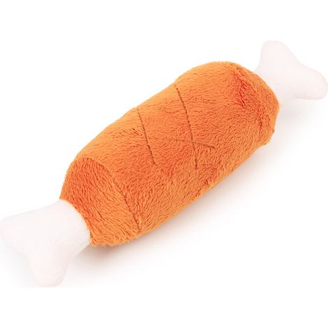 Jouets en peluche pour chat, 2 pièces, fabrication sonore à double os, jambes de poulet, fournitures pour animaux de compagnie, jouets pour chien et chat (1/5)