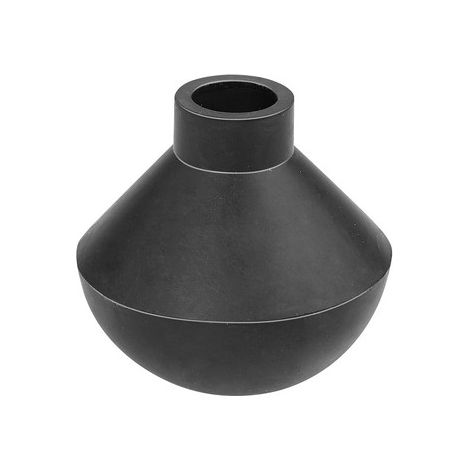 SFERA IN GOMMA NR NERA D. 63 Misura: D. Est. 63 mm  H.62 Pass. 17,5