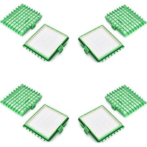 4 pièces ZR002901 Filtre pour Rowenta Silence Force,Silence Force Compact, Silence Force Extreme,X-Trem Power/XL/Allergy Care(RO5745EA ne convient pas) (1/5)