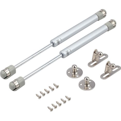 Ressorts à gaz 200 N, 2x, charnière de porte d'armoire, ressort de levage, tige de support de ressort à gaz pour tiroir d'armoire de cuisine, pression 200 N