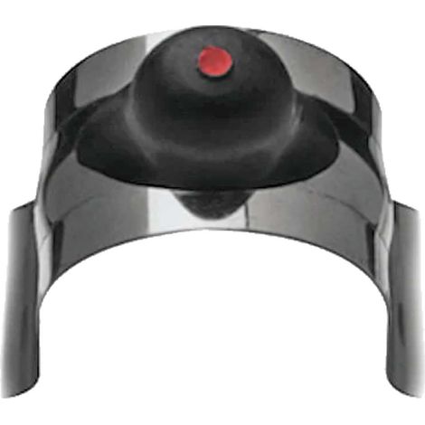 tecuro Rohrclip Ø 28 mm mit Gummipuffer - Edelstahl poliert (1/2)